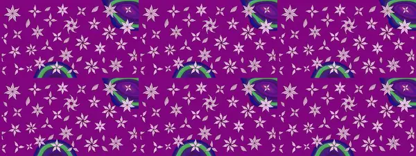 Arkaplan dokusu, duvar kağıdı, mor renkli çiçek teması. Kabile sanatı boho baskısı, klasik çiçek arkaplanı. Soyut etnik raster çizim kalıbı.
