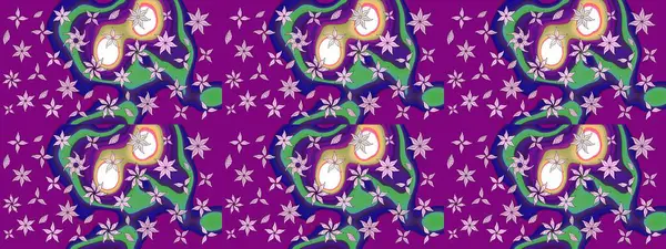 Eskiz geçmişi. Raster. Tomurcukları çiçek olan sevimli bir çiçek deseni. Kumaş, tekstil, duvar kağıdı baskısı için. Raster illüstrasyonu. Antika retro tarzı.