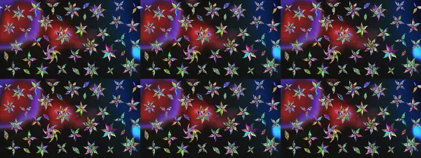 Gri renkli çiçekler. Çizim çiçek deseni duvar kâğıdı olarak kullanılabilir. Raster illüstrasyonu.