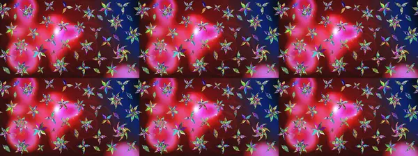 Raster illüstrasyonundaki çiçek desenli çizim. Kahverengi renklerde. Güzel kumaş deseni. Raster illüstrasyonu.