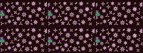 Şirin, zarif çiçekler Raster illüstrasyonu. Yapraklı çizim şekli. Poster ya da kapak için arka plan. Davetiye ve kartpostal tasarımı için dekoratif çiçek unsurları. Tekstil için figür.