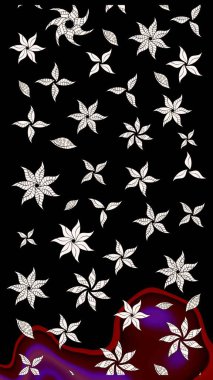 Siyah lale çiçekli Raster eskiz deseni. Doğal kozmetik ürünleri, parfüm, çiçekçi dükkanı için bahar ihalesi tasarımı. Karşılama ya da düğün geçmişi olarak kullanılabilir. Paket kağıdı için en iyisi..