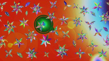 Şatafatlı bahar bahçesi dokusu. Raster illüstrasyonu. Flower eskiz arka planı. Çiçek deseni.