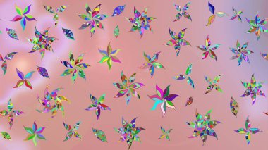 Güzel suluboya yaz çiçekleri deseni..