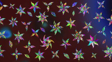 Çiçek çelengi. Güzel, parlak, pürüzsüz kumaş, tuval. Eski moda arka plan. Raster illüstrasyonu. Kıvırcık, parlak örgü. Desen, çizim, çiçek sınırı..