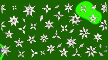 Tekstil için figür. Davetiye ve kartpostal tasarımı için dekoratif çiçek unsurları. Şirin, zarif çiçekler Raster illüstrasyonu. Poster ya da kapak için arka plan. Yapraklı çizim deseni.