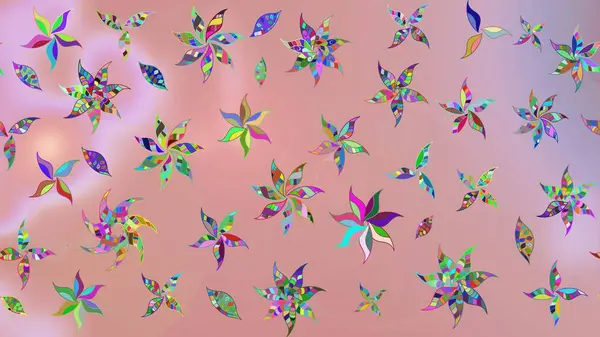 Güzel suluboya yaz çiçekleri deseni..