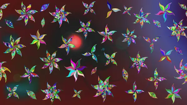 Mor renklerde. Raster illüstrasyonu. Anti-stres için Raster soyut şablon sayfası.