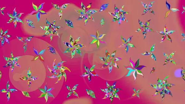 Raster Hip kumaş deseni. Eskiz Vintage Çiçek Deseni.