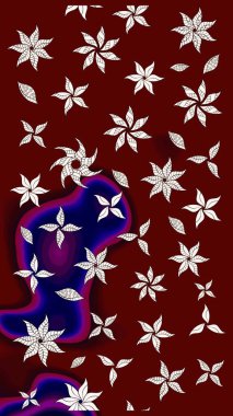 Çiçekli yaz çiçekleri. Küçük çiçekte güzel bir desen. Küçük renkli çiçekler. Moda baskıları için zarif bir şablon. Motley illüstrasyonu. Çizim.