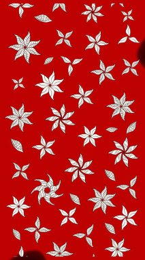 Çiçekler suluboya eskiz deseni. Raster Stili kumaş deseni.