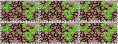 Güzel çiçek desenli küçük çiçek. Çiçekler, suluboya ile sorunsuz çiçek desenli. Raster desen.