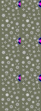 Zentangle soyut çiçekleri. Karalama çiçeği. Raster illüstrasyonu. Güzel kumaş deseni. Renkli Bahar Teması eskiz kalıbı. Düz Çiçek Elementleri Tasarımı.