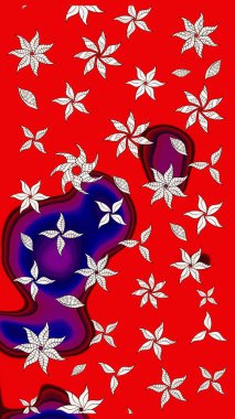 Modaya uygun kumaş deseni. Küçük çiçekteki sevimli çiçek deseni. Raster illüstrasyonu. Tony 'nin kumaş desenini çiz.