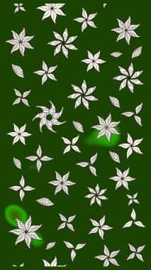 Çiçekli yaz çiçekleri. Küçük renkli çiçekler. Moda baskıları için zarif bir şablon. Küçük çiçekte güzel bir desen. Motley illüstrasyonu. Çizim.