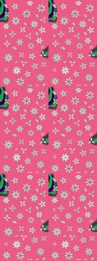 Çizim kalıbı. Raster illüstrasyonu. Ultraviyole kumaş deseni. Organik motif arkaplanı.