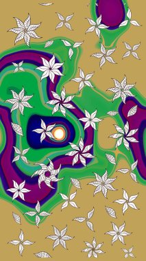 Büyük bir çiçek boyası seti. Kartlar, davetiyeler, tarih kartları ve daha fazlası için kullanılabilir. Raster şirin suluboya çiçek deseni çizimi.