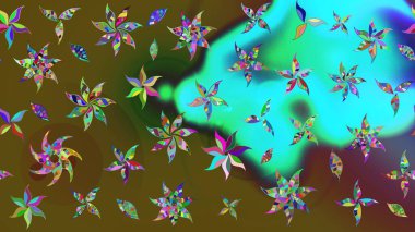 Raster Güzel kumaş deseni. Çiçek arkaplan ile soyut zarafet çizim deseni.