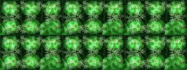 Güzel tasarım. Kar tanelerinin soyut arkaplanlı Noel arkaplanı. Yeşil, gri ve nötr kar taneleri. Noel için tatil tasarımı, yeni yıl moda baskıları. Raster illüstrasyonu.