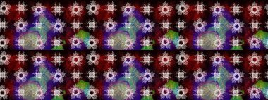 Renkli arka planda izole tatlı kar taneleri. Raster illüstrasyonu. Kar tanesi raster deseni. Siyah, kahverengi ve nötr renklerde kar taneleri.