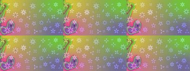 Nakış desenli çiçek deseni. Parmak izi, kumaş, duvar kâğıdı, tekstil için raster dokusu. Renkli grunge koloni çiçekleri ile soyut arkaplanı zenginleştirir.