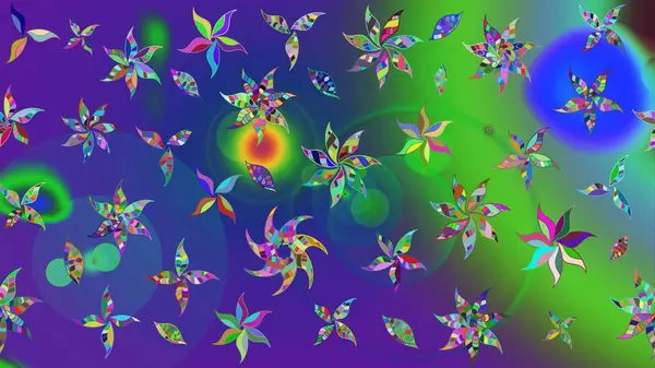 El çizimi. Mavi renkli çiçekler. Çiçekli eskiz deseni. Suluboya çizimi.