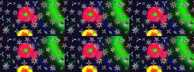 Gri renkli çiçekler. Düz Çiçek Elementleri Tasarımı. Çiçekli çizim şekli. Renkli Bahar Teması çizim şablonu.