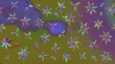 Tekstil, duvar kâğıdı, kapaklar, yüzey, baskı, hediye paketi, hatıra defteri, dekupaj. Taşralı şıklığı. Küçük yabani çiçeklerdeki halk modelini çiz. Liberty style millefleurs.