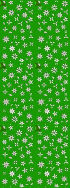 Yapraklı çizim şekli. Şirin, zarif çiçekler Raster illüstrasyonu. Poster ya da kapak için arka plan. Tekstil için figür. Davetiye ve kartpostal tasarımı için dekoratif çiçek unsurları.