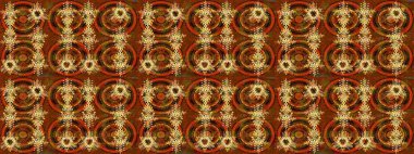 Retro tarzı doku, soyut kış elementleri. Son moda kar taneleri ve elementler onun kartlarını gösteriyor. Muhteşem tasarım posteri, kapak tasarımı, kahverengi, turuncu ve sarı renkli kart tasarımı. Kar taneleri tasarımı.