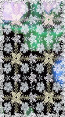 Raster illüstrasyonu. Kusursuz desenli, modaya uygun kumaş deseni. Şirin çiçek elementleri. Düz Çiçek Elementleri Tasarımı. Renkli Bahar Teması Kusursuz Arkaplan.