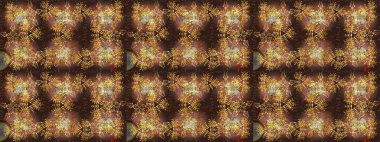 Renkli elementlerle Raster ilginç desen