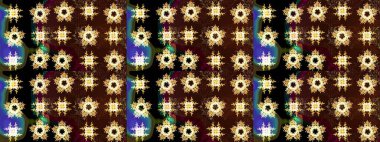 Kar taneleri, kar yağışı. Düşen Noel stili kar taneleri. Güzel, kahverengi, siyah ve sarı kar taneleri renkli bir arka planda izole edilmiş. Görüntü.