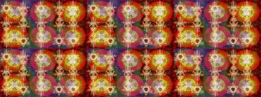 Basit bir kar tanesi. Kırmızı, kahverengi ve sarı renkler üzerine illüstrasyon. Soyut duvar kâğıdı, ambalaj dekorasyonu. Kışın sembolü, mutlu noeller, mutlu yeni yıl kutlaması Raster illüstrasyonu..