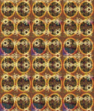 Arabesk ile klasik model. Geleneksel klasik süs. Arabesk ve çiçekli doğu raster desenleri.