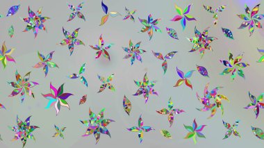 Çizim çiçek deseni duvar kağıdı, web sitesi arka planı, ambalaj kağıdı, davetiye, broşür, afiş veya web sitesi için kullanılabilir. El çizimi Raster çizimi. Parlak elementlerin.