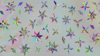 Millefleur 'lar. Tekstil, kumaş, kapaklar, duvar kağıtları, baskı, naylon, koleksiyon defteri, örgü, dekupaj için güzel bir eskiz. Küçük gri çiçekli oldukça eski bir besin torbası deseni..