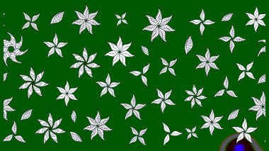 Çiçekli yeşil renkte bir çiçek deseni çiz. Suluboya tarzında yeşil renkte çiçekler.