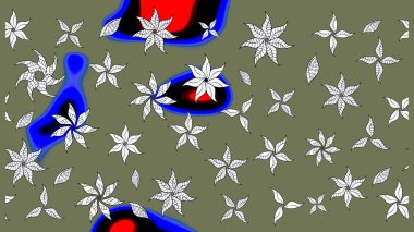 Eskiz arkaplan modeli. Vadinin yeşil renkli çiçekleri. Suluboya, elle çizilmiş. Raster - stok.