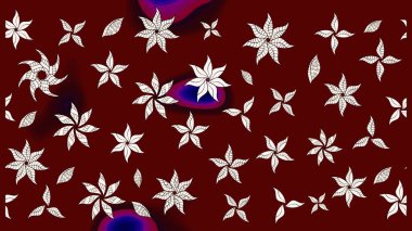 Raster güzel bir çiçek deseni çizmiş. Bahar mevsimi. Tatil havası. Nazik romantik baskı. Kırmızı renkte çiçekler.