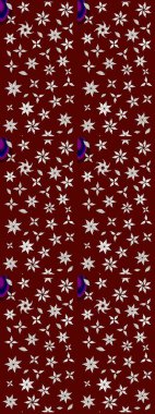 Raster çiçek desenli çiçek deseni, yapraklar, dekoratif elementler, sıçrama, lekeler, el çizimi kontur çizgileri ve Doodle çizim stili, grafik raster çizim çizimi.