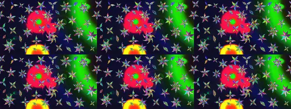 Gri renkli çiçekler. Düz Çiçek Elementleri Tasarımı. Çiçekli çizim şekli. Renkli Bahar Teması çizim şablonu.