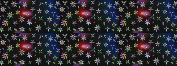 Çiçek deseni. Renkli Bahar Teması eskiz kalıbı. Düz Çiçek Elementleri Tasarımı. Raster çizimi. Güzel kumaş deseni..