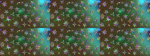 Modern stil dokusu. Çiçek desenli raster, yeşil çizgi grafik deseni soyut raster arkaplan.