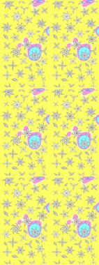 Sketch folk pattern in small wild flowers. Liberty style millefleurs. Floral meadow background for textile, wallpaper, covers, surface, print, gift wrap, scrapbooking, decoupage. Rustic chic.
