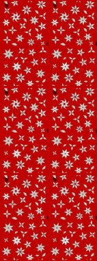 Zarif, parlak ve kırmızı çiçek desenli eskiz. Sabıka baskıları, bebek kıyafetleri, duvar kâğıtları, paket kutuları vb..