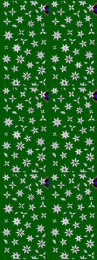 Çiçekli yeşil renkte bir çiçek deseni çiz. Suluboya tarzında yeşil renkte çiçekler.