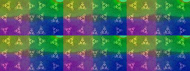 Renkli kar taneleri Raster çizimi. Altın kar tanesinden izole edilmiş. Güzel kış süsleri..