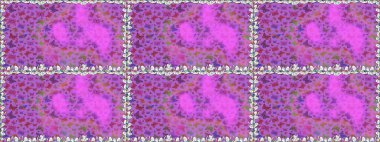 Raster illüstrasyonu. Davetiye, kart ve parmak izi için basit kadınsı bir model. Rastgele menekşe kelebekleri sevimli desen. Menekşe arka planda kelebek. Kusursuz..