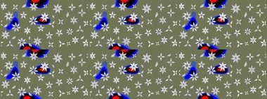 El çizimi, soyut ve süslü elementler. Yeşil renkler. Suluboya resim taklit Raster çizimi. Yaz çiçekleri teması. Klasik çiçekler..